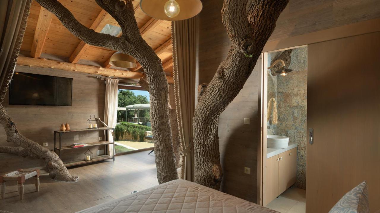 Stolidi Mou Treehouse Villa Atsipopoulo Exterior photo